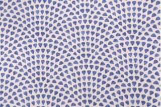 Terrasol - Riad Printed Acrylic Outdoor Fabric in Indigo