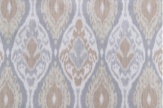 Vern Yip Vibrant Printed Cotton Drapery Fabric in Quartz for Kravet CLOSEOUT