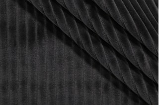 Velvet Cord TC160 Velvet Upholstery Fabric in Grey