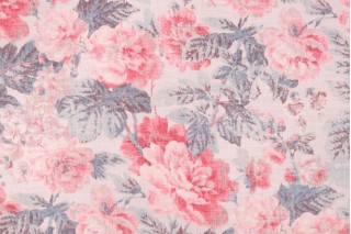 Waverly Beatrice Printed Cotton Blend Drapery Fabric in Old Glory