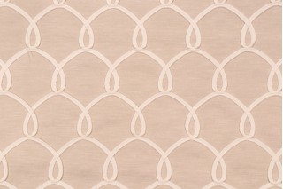 Waverly Penelope Emb Embroidered Drapery Fabric in Linen