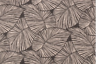 Richloom Tristan Printed Cotton Blend Drapery Fabric in Charcoal