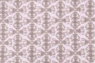 Lacefield Nobu Printed Cotton Drapery Fabric in Heather