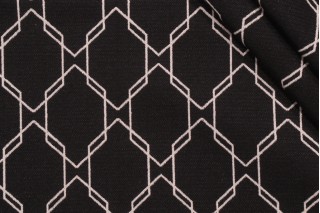 Covington Wireframe Woven Decorator Fabric in 99-Onyx