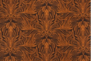 Stof France Phedre Printed Cotton Twill Drapery Fabric in Feu