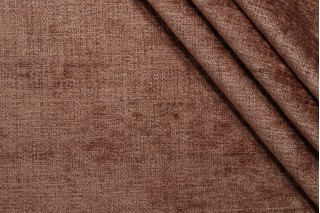 Kaufmann Lucca Woven Chenille Upholstery Fabric in Cocoa