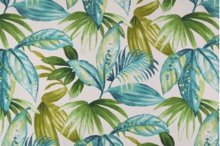 Richloom Seneca Printed Polyester Outdoor Fabric in Caribbean