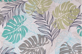 Terrasol - Jumbala Printed Polyester Outdoor Fabric in Jade