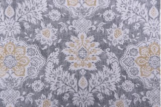 Magnolia Home Belmont Printed Cotton Drapery Fabric in Barley