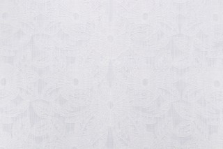Valiant Fabrics Cynthia Embroidered Drapery Fabric in Off-White 
