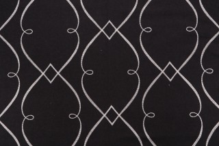Valiant Fabrics Zoey Embroidered Drapery Fabric in Opal 