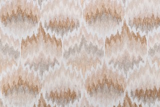 Valiant Fabrics Amiah Embroidered Drapery Fabric in Natural 