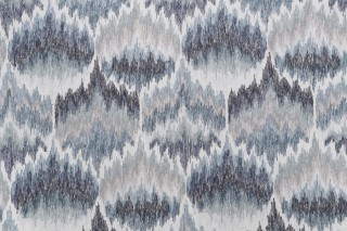 Valiant Fabrics Amiah Embroidered Drapery Fabric in Nautic 