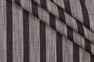 Hamilton Audrey Woven Upholstery Fabric in Ebony 