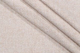 Hamilton Ogden Woven Upholstery Fabric in Ivory 