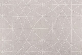 Hamilton Katy Embroidered Drapery Fabric in Natural 