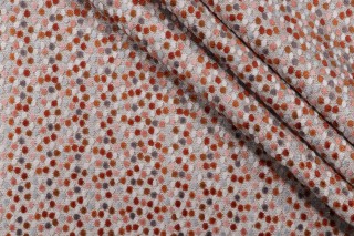 Hamilton Bacchus Velvet Upholstery Fabric in Terracotta 