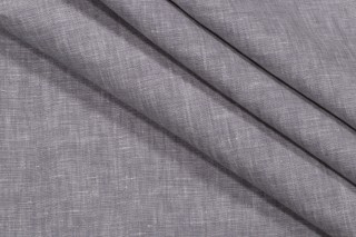 Lino Textiles Sarasota Woven Linen Decorator Fabric in Grey 