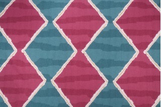 Robert Allen Gustavian Printed Cotton Drapery Fabric in Everglade