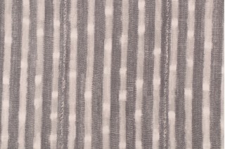 Kaufmann Dalian Printed Polyester Drapery Fabric in Pewter