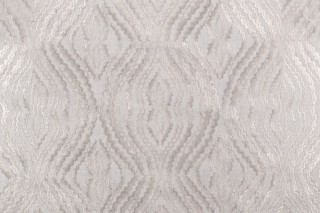 Valiant Fabrics Palazo Embroidered Drapery Fabric in Cream