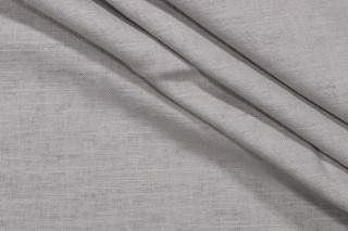 Wexford Linen Woven Linen Blend Decorator Fabric in Grey