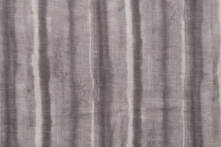 Ellen Degeneres Kumo Stripe Printed Drapery Fabric in Pewter