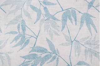 Robert Allen Enclave Printed Cotton Drapery Fabric in Coldspring