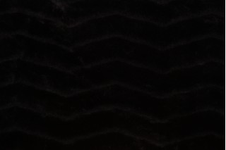 PK Lifestyles Lush Chevron Faux Fur Decorator Fabric in Panther