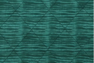 PK Lifestyles Tie-Dye Tuck Printed Pintuck Cotton Drapery Fabric in Juniper