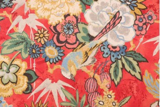 Kaufmann Dailiang Printed Cotton Drapery Fabric in Peony