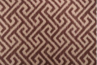 Thibaut Malay Ikat W98687 Woven Upholstery Fabric in Brown