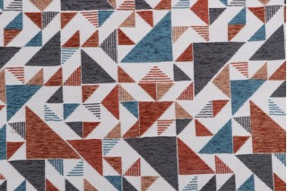 Golding Isosceles Woven Chenille Upholstery Fabric in Tuscan