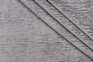 P Kaufmann Tigra Performance Woven Chenille Upholstery Fabric in Ash