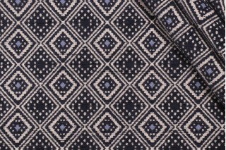 Crypton Tanvi High Performance Woven Chenille Upholstery Fabric in Indigo