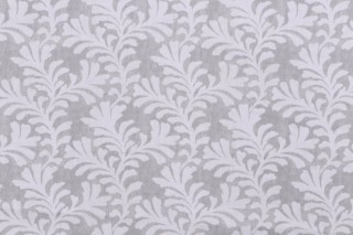Waverly Milly Printed Cotton Drapery Fabric in Cloud 
