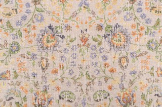 PK Lifestyles Ancient Arabesque Printed Chenille Decorator Fabric in Sunset 