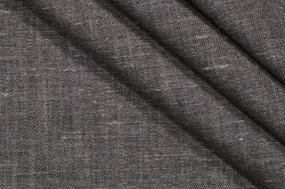 P Kaufmann Alessandro Woven Decorator Fabric in Graphite 