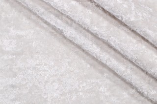 PK Lifestyles Splendor Velvet Upholstery Fabric in Pearl 