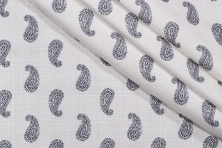 PK Lifestyles Simple Stamp Performance Plus Printed Decorator Fabric in Charcoal 