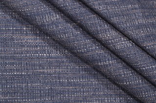 PK Lifestyles Dapper Woven Upholstery Fabric in Indigo 