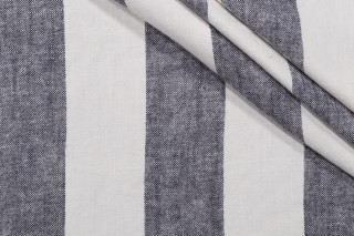 P Kaufmann Freeport Woven Linen Blend Decorator Fabric in Marina 