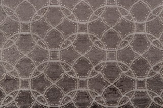 PK Lifestyles Lavish Grospoint Velvet Upholstery Fabric in Charcoal 