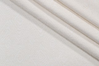 Kelly Ripa Home Set In Motion Woven Chenille Upholstery Fabric in Ivory 