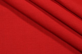 Arden Madera Woven Outdoor Fabric in Ruby 