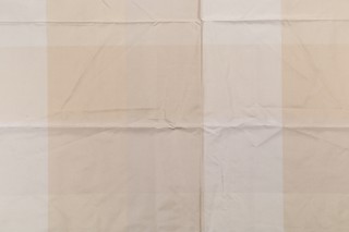 Grey Watkins Mumbai Check Silk Decorator Fabric in Mushroom for Scalamandre