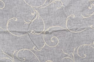 Fonthill Apollo Linen Sheer Drapery Fabric in Natural for Scalamandre