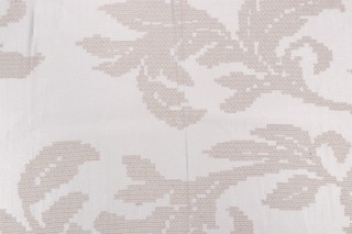 27''x36'' Lelievre Paris Asuka Woven Drapery Fabric in Craie for Scalamandre