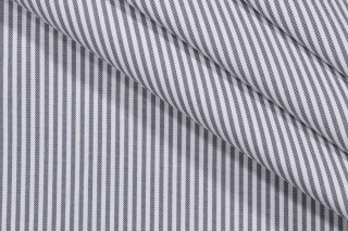 Stripe Woven Outdoor Fabric in Marine