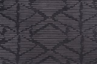 Novogratz Mirage Woven Chenille Upholstery Fabric in Char